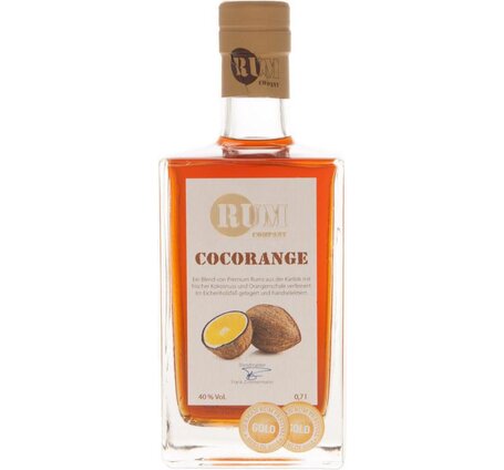Rum Company Cocorange Caribbean Premium Flavoured Rum 
