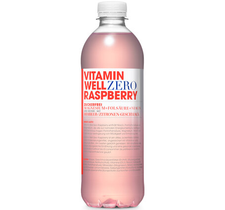 Vitamin Well Zero Raspberry 50 cl PET