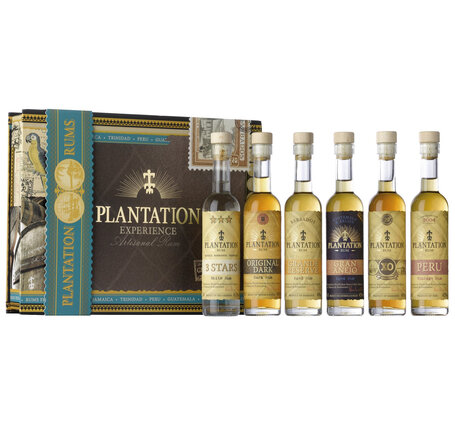 Rum Plantation Experience-Box mit 6x 10cl-Flaschen Jamaica Rum